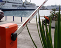 Hidraulična rampa FAAC na izlazu s parkirališta Obala Lazareta (kod Lučke kapetanije) u Splitu
